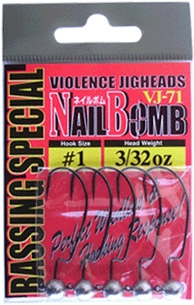 Jig Head Decoy Nail Bomb VJ-71 #1/0 3/32oz