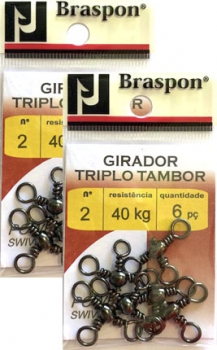 Girador Braspon Triplo Tambor N 02